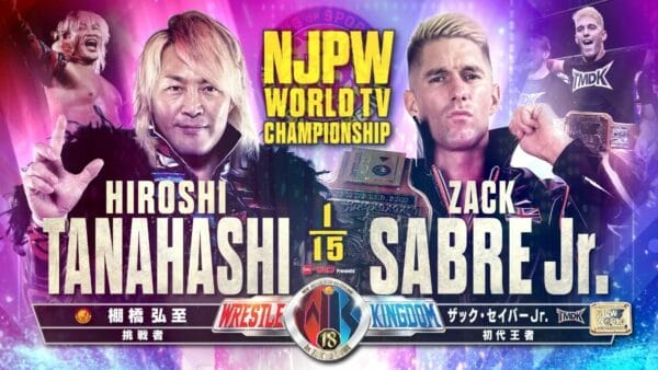 Superluchas - Campeonato mundial de tv npw - tanahashi vs saber jr. Hiroshi Tanahashi y Zack Sabre Jr. se enfrentan en un emocionante combate por el Campeonato Mundial de TV de la NPW. Broncearse