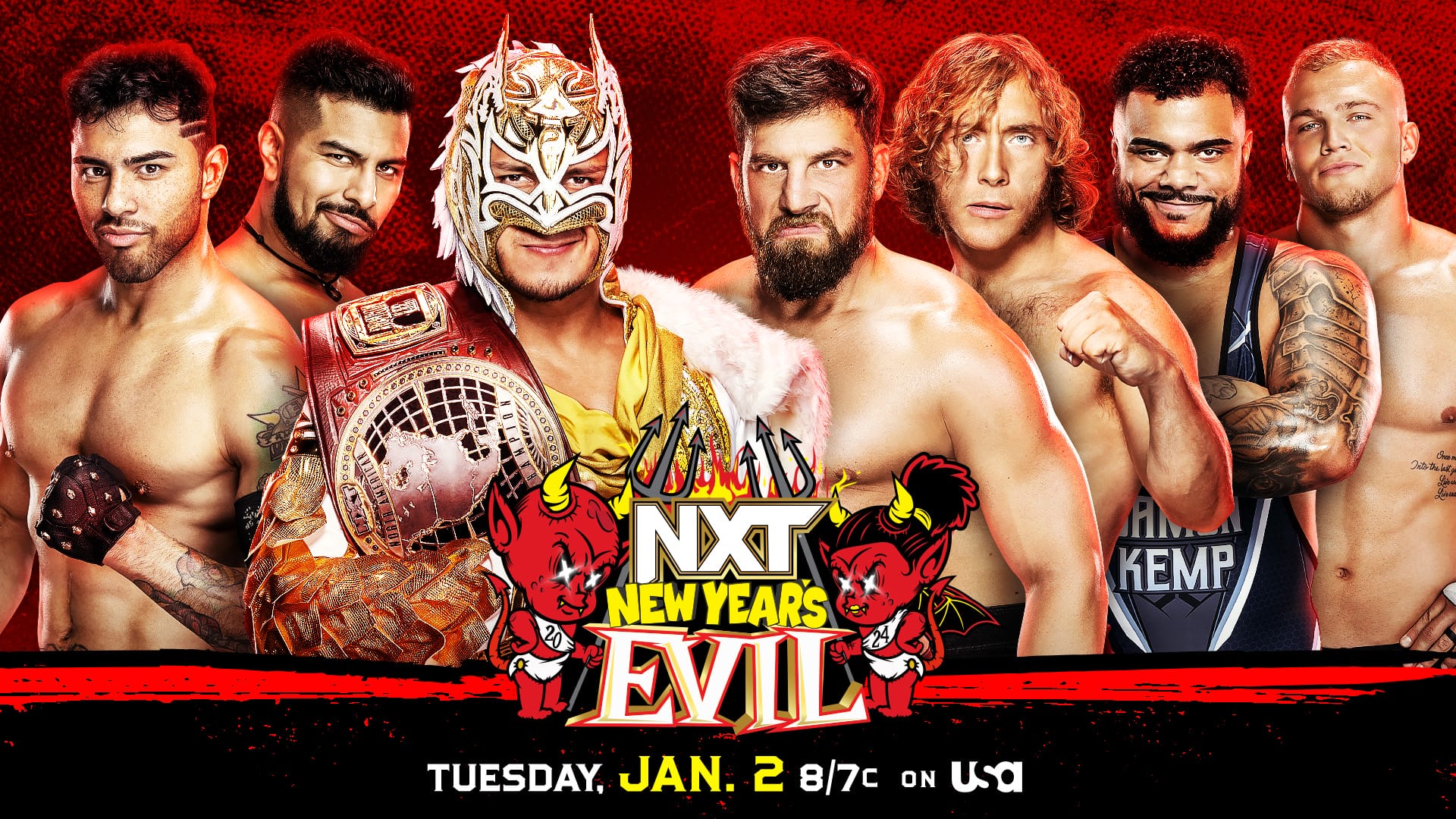 Superluchas - Revelado cartel de NXT New Year's Evil 2024.