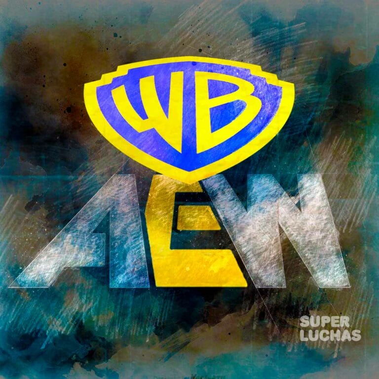 Logos WB y AEW