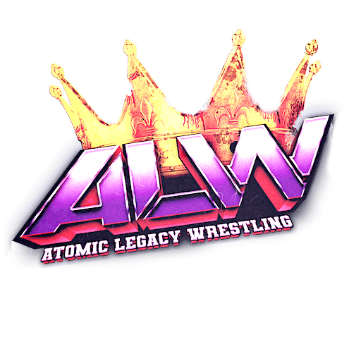 Superluchas - Logotipo de lucha libre del legado atómico. Juegos de renos.