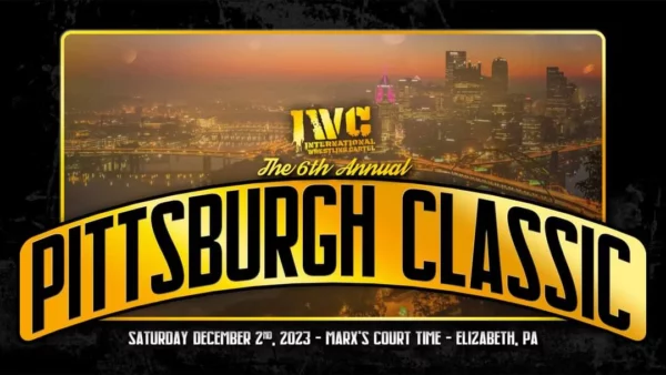 Superluchas - El sexto póster anual del Pittsburgh Classic que muestra el evento Resultados International Wrestling Cartel el 2 de diciembre de 2023.