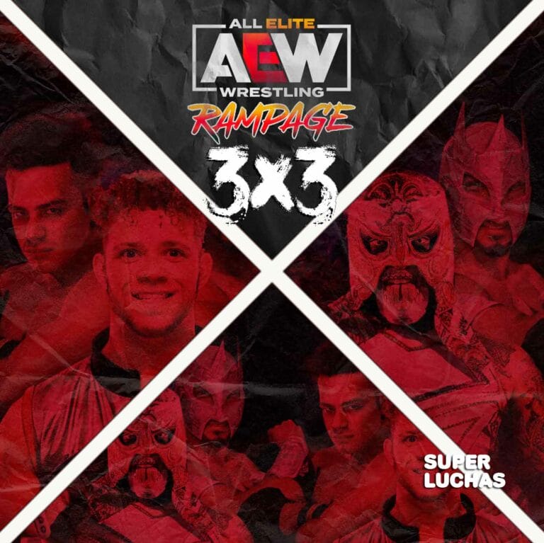 3x3 AEW Rampage 13 de diciembre 2023 | Penta, Vikingo y Komander vs. Andretti y Top Flight