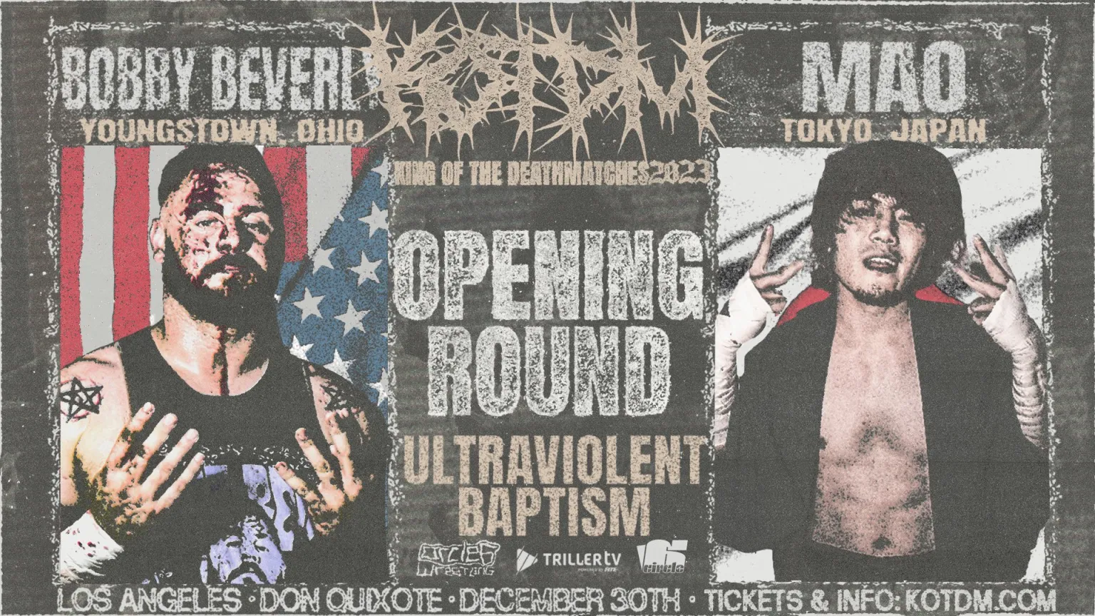 Resultados Circle 6 Wrestling 30 de diciembre 2023