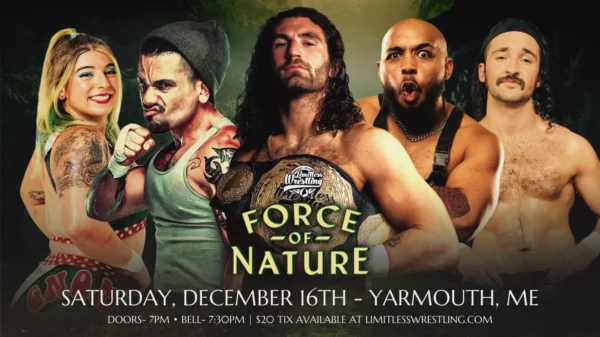Superluchas - Force of Nature Resultados Limitless Wrestling 16 de diciembre 2023.