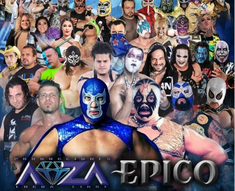 Superluchas - Un cartel del torneo de lucha AOZA Epico con grandes choques en Saltillo.