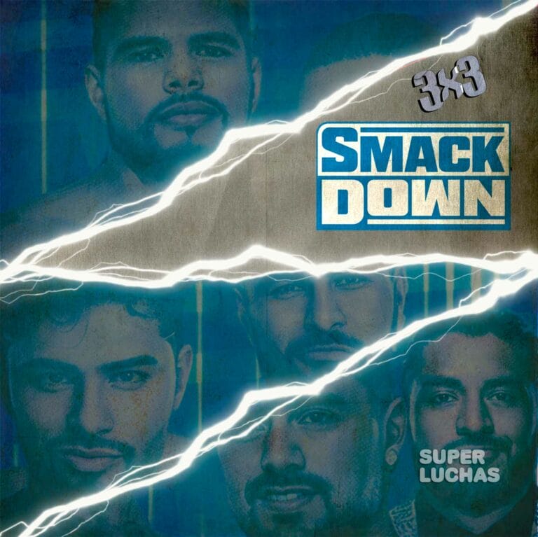 3x3 WWE SmackDown 12 de enero 2024 | LWO vs. Ángel Garza y Humberto Carrillo