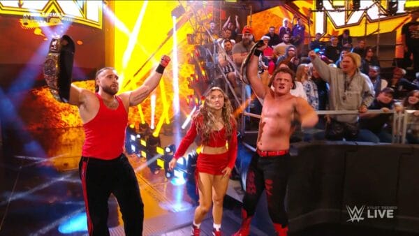 Superluchas - Tony D'Angelo, Adrianna Rizzo y Channing Lorenzo en NXT