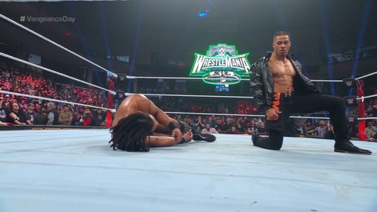 Carmelo Hayes ataca y traiciona a Trick Williams en NXT Vengeance Day 2024