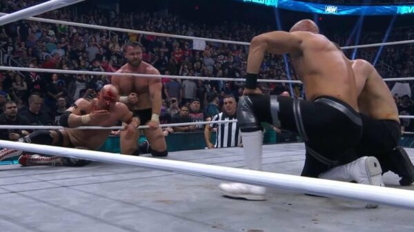 AEW Revolution 2024 005 FTR Dax Harwood Cash Wheeler Blackpool Combat Club BCC Claudio Castagnoli Jon Moxley
