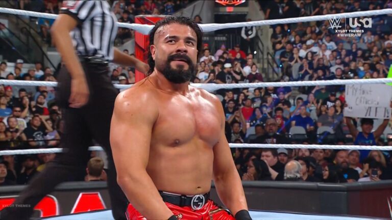 WWE Raw 04 de marzo de 2024 Andrade el Ídolo vence a Apollo Crews - WWE