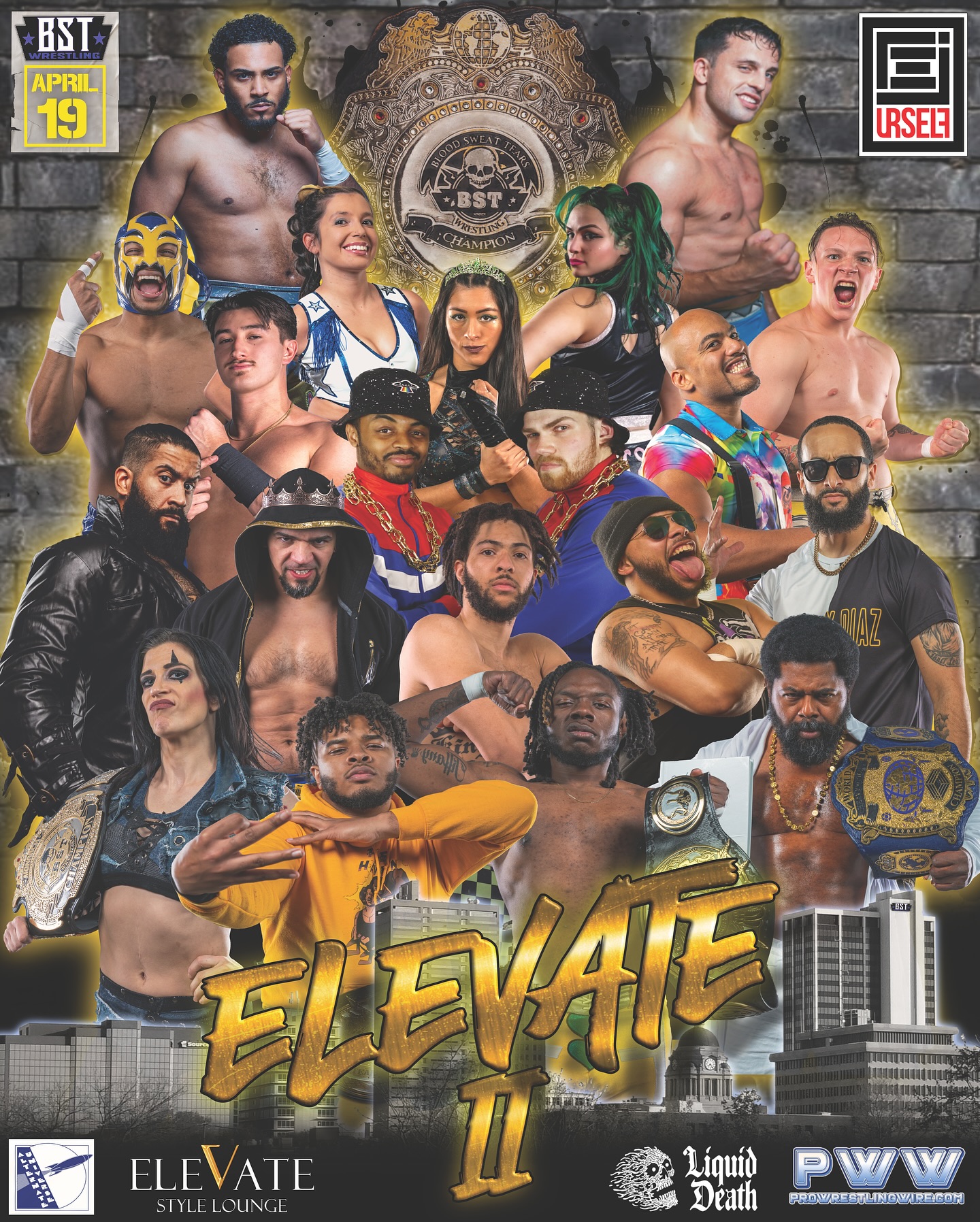 Resultados Blood Sweat Tears Wrestling 19 de abril 2024 Elevate II