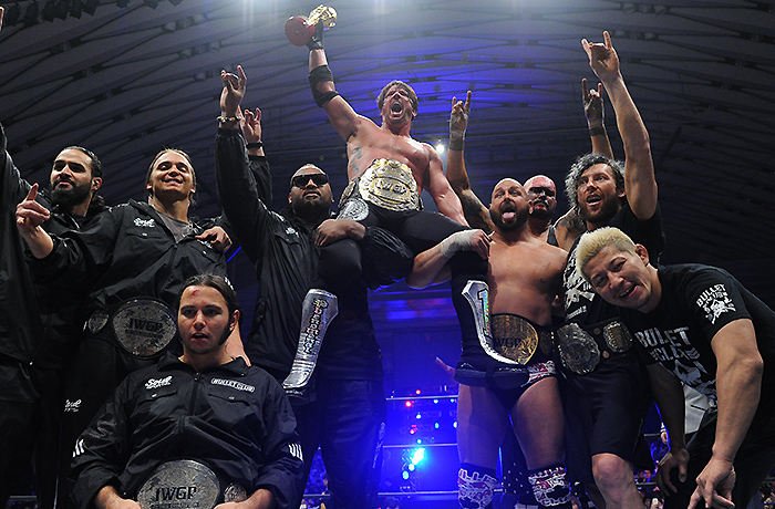 AJ Styles Bullet Club The Young Bucks Kenny Omega Tama Tonga