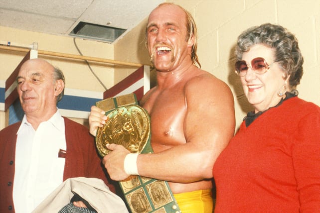 Hulk Hogan with his parents
