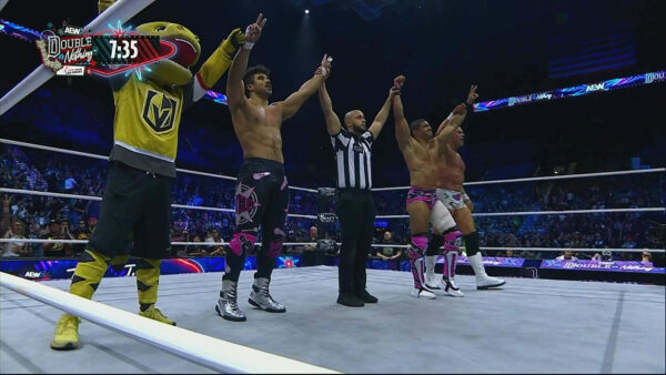 The Acclaimed Max Caster y Anthony Bowens y Billy Gunn vencieron en el PPV AEW Double or Nothign 2024 (26.052024) - AEW