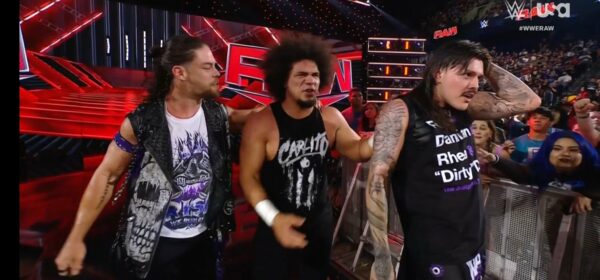 JD McDonagh, Carlito y Dominik Mysterio en Raw (17.06.2024) - WWE