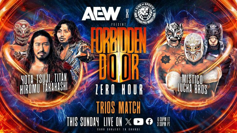 Los Ingobernables de Japón vs. Místico y Los Lucha Brothers (Penta el Zero M y Rey Fénix) en el PPV AEWxNJPW Forbidden Door 2024