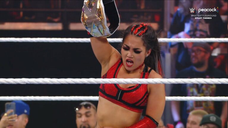 Roxanne Pérez retuvo el Campeonato NXT ante Jordynne Grace de TNA Wrestling en NXT Battleground 2024 (09.06.2024) - WWE