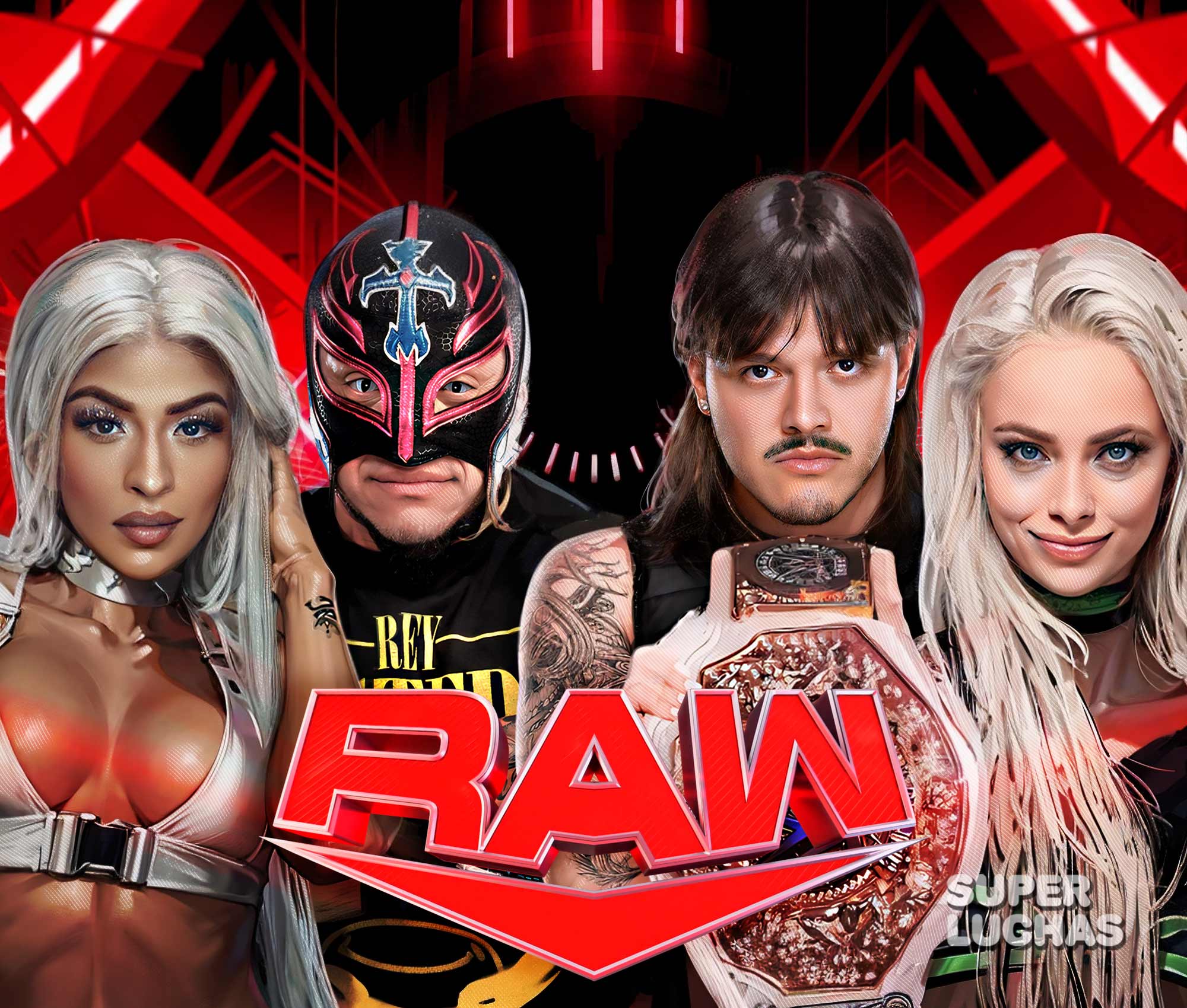 Cobertura y resultados WWE Raw 8 de julio 2024 | Rey Mysterio y Zelina Vega vs. Dominik Mysterio y Liv Morgan