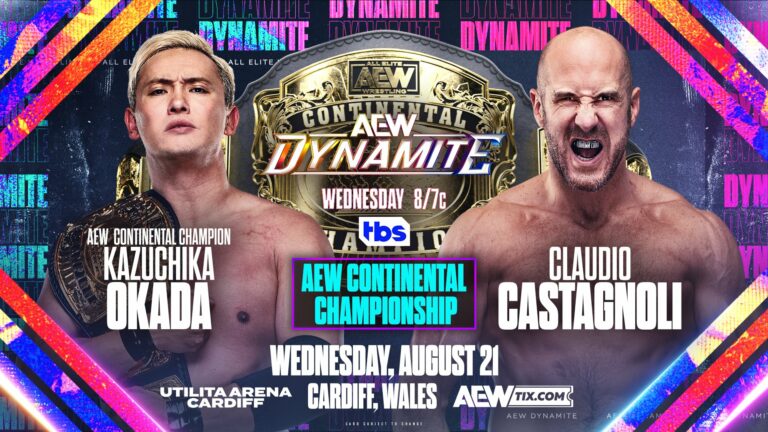 AEW DYNAMITE 21 de agosto 2024 Resultados en vivo Kazuchika Okada vs Claudio Castagnoli