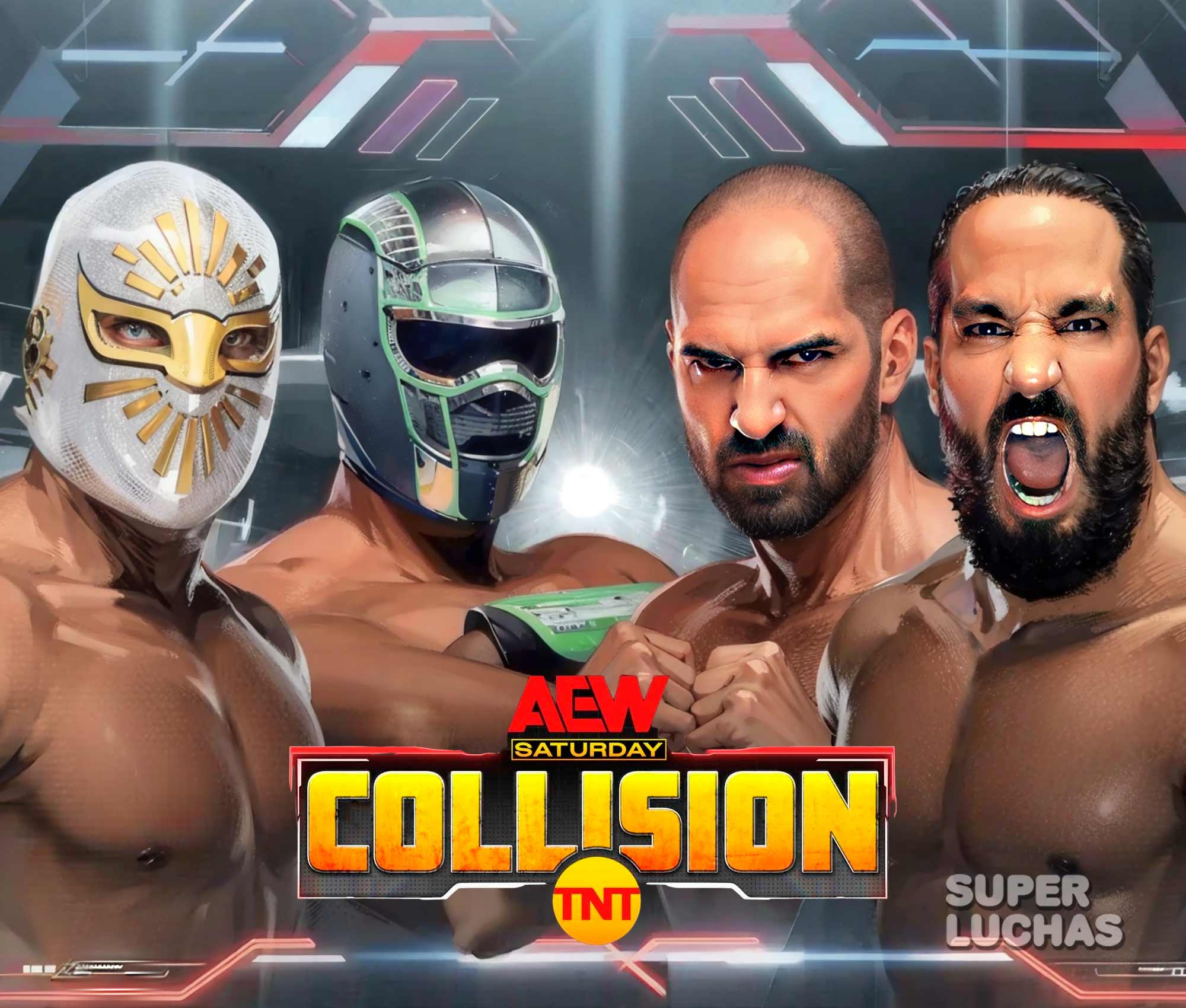 Cobertura y resultados AEW Collision 3 de agosto 2024 | Místico y Hologram vs. Premier Athletes