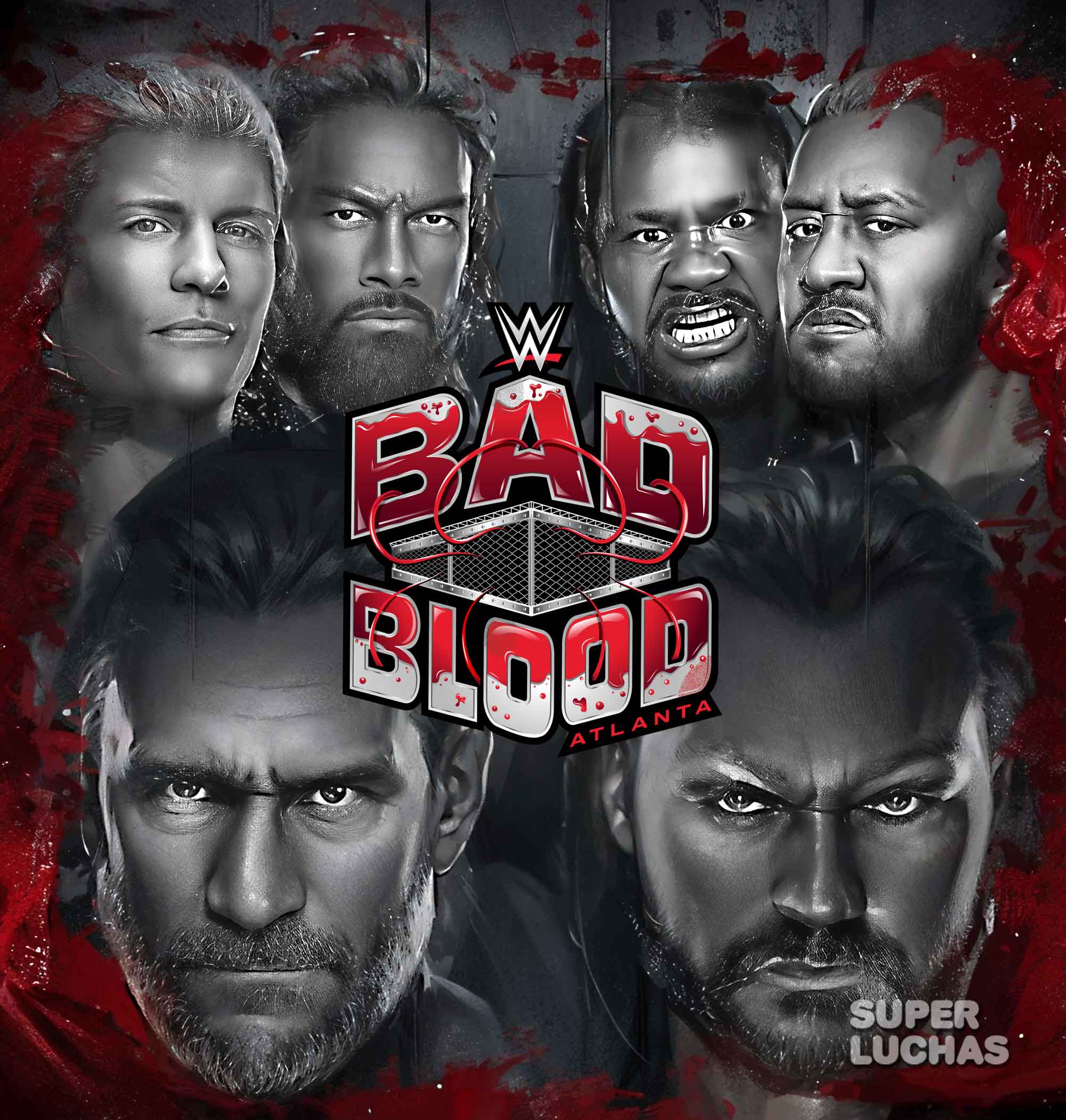 WWE BAD BLOOD 2024 Resultados en vivo Superluchas