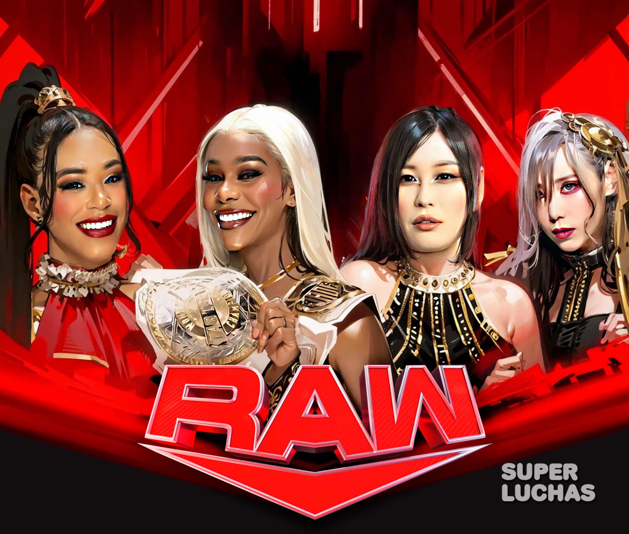 Cobertura y resultados WWE Raw 14 de octubre 2024 | Bianca Belair y Jade Cargill vs. Iyo Sky y Kairi Sane