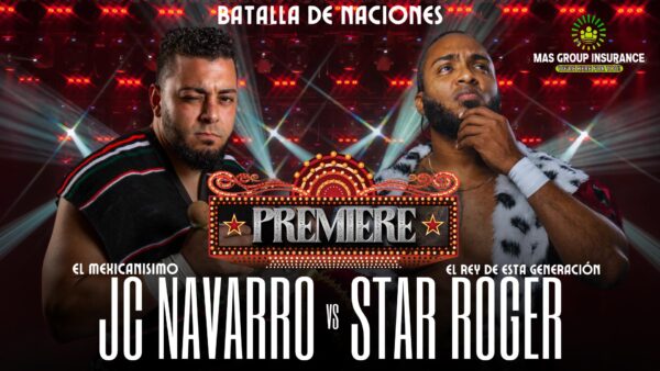 JC Navarro vs Star Roger en All Combat Wrestling, el 2 de noviembre de 2024 en Orlando, Florida