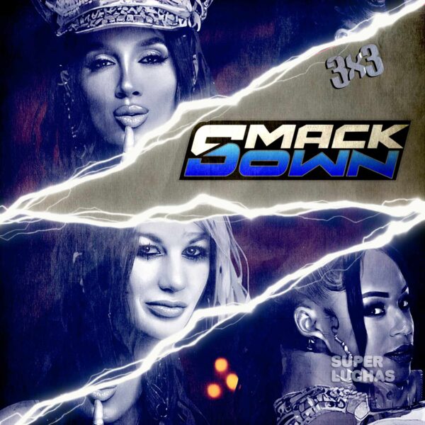 3x3 WWE SmackDown 22 de noviembre 2024 | Blair Davenport vs. Chelsea Green vs. Bianca Belair