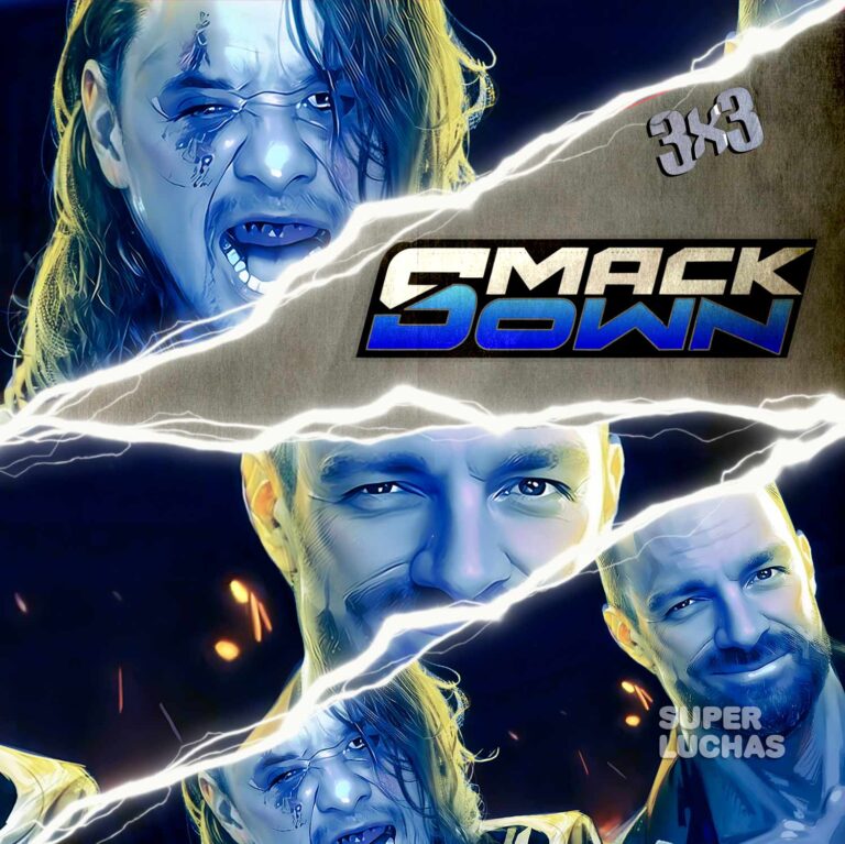 3x3 WWE SmackDown 10 de enero 2025 | Shinsuke Nakamura vs. LA Knight