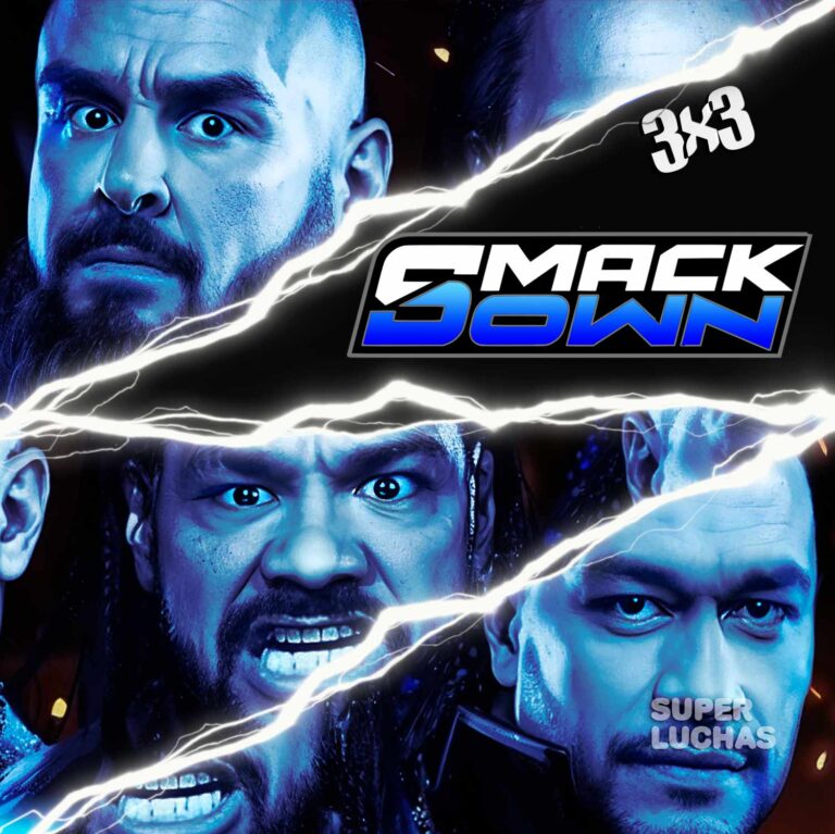 3x3 WWE SmackDown 14 de febrero 2025 | Braun Strowman vs. Jacob Fatu vs. Damian Priest