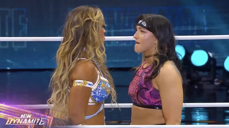 AEW Dynamite 19 de febrero de 2025 Megan Bayne Kris Statlander