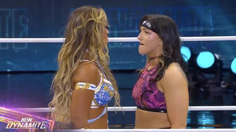 AEW Dynamite 19 de febrero de 2025 Megan Bayne Kris Statlander