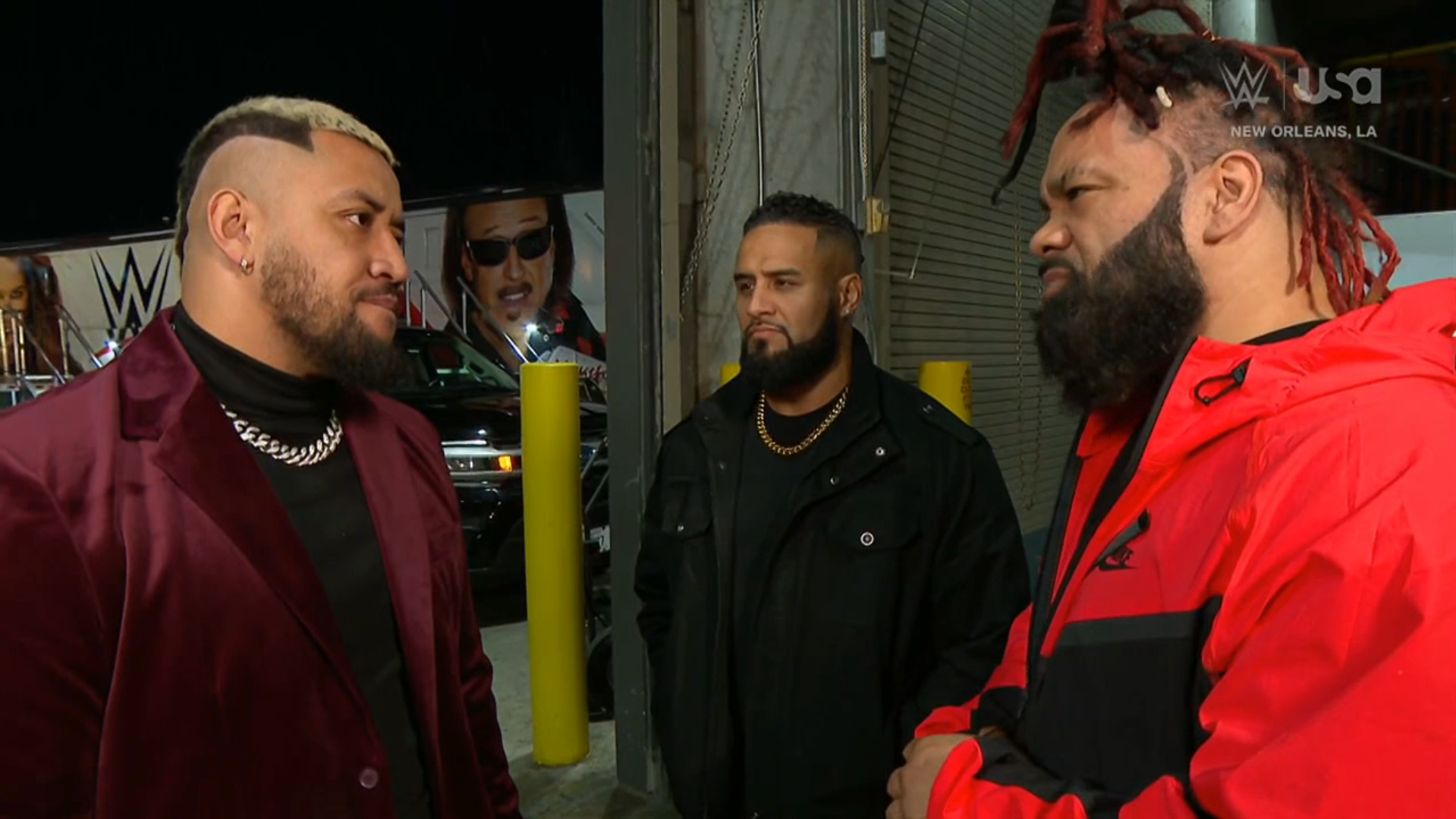 WWE SmackDown 21 de febrero de 2025 Solo Sikoa Tama Tonga Jacob Fatu