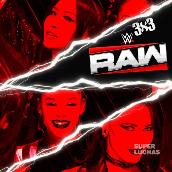 3x3 WWE Raw 31 de marzo 2025 | Iyo Sky vs. Rhea Ripley