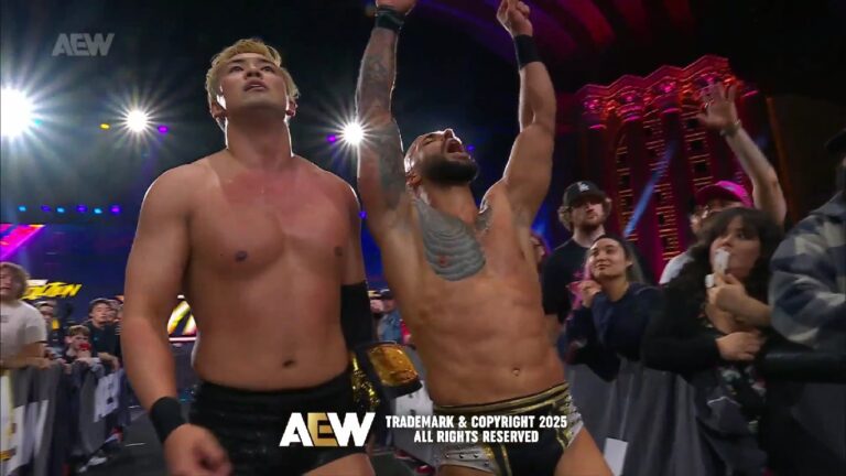 Kazuchika Okada y Ricochet en AEW Dynamite (05 de marzo de 2025) - AEW