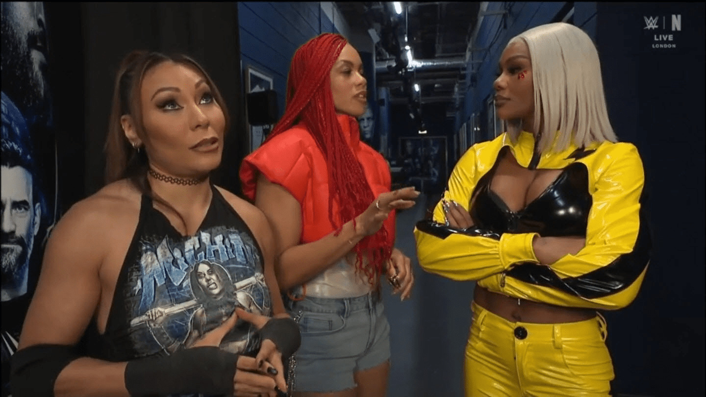WWE SmackDown 28 de marzo de 2025 Michin B-FAB y Jade Cargill