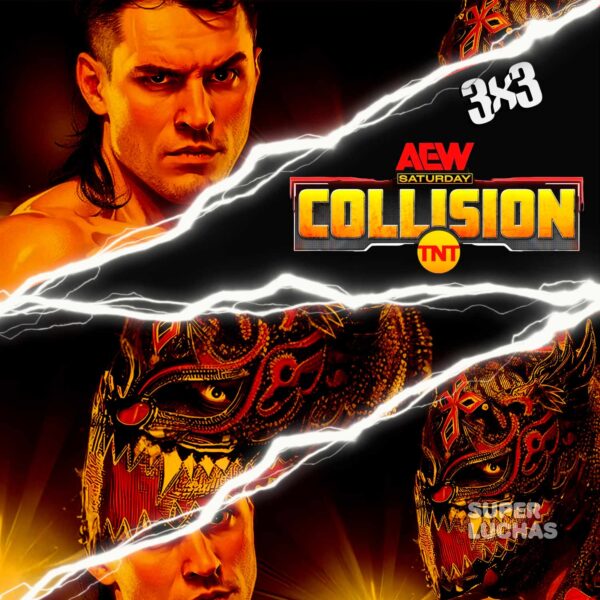 3x3 AEW Collision 5 de abril 2025 | 'Speedball' Mike Bailey vs. Dralístico
