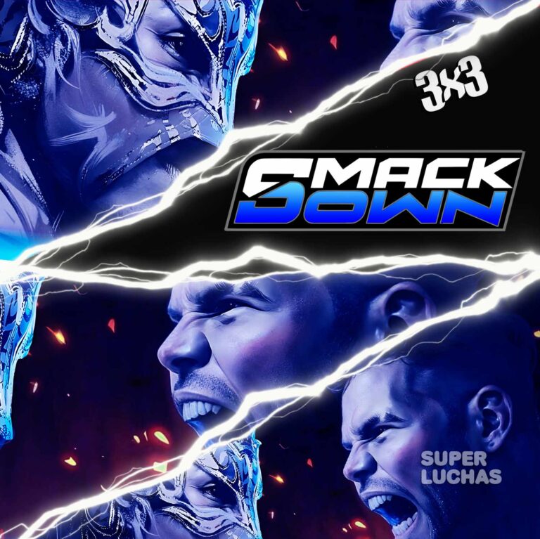 3x3 WWE SmackDown 11 de abril 2025 | Rey Fénix vs. Berto