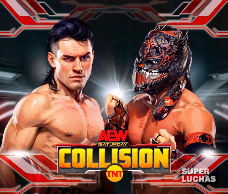 Cobertura y resultados AEW Collision 5 de abril 2025 | 'Speedball' Mike Bailey vs. Dralístico