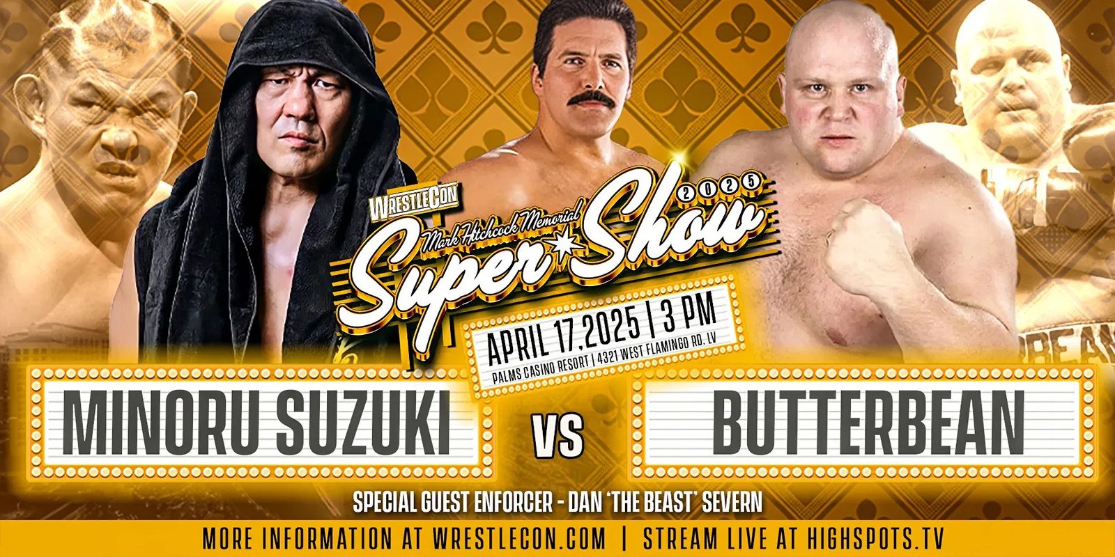 Minoru Suzuki vs. Butterbean, WrestleCon 2025