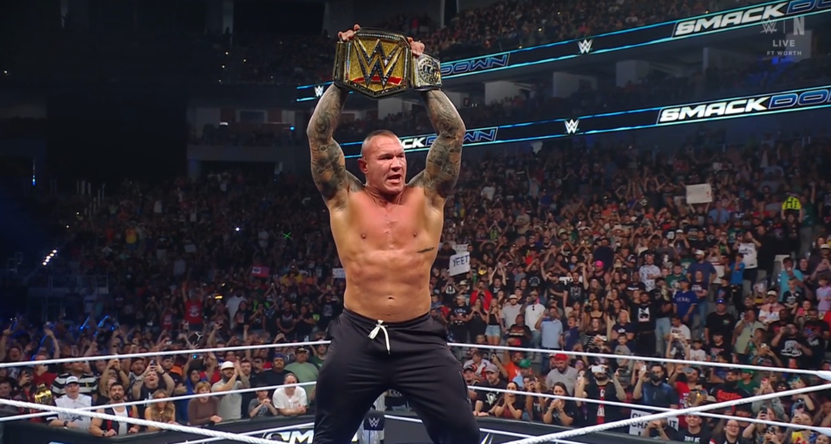 Randy Orton el Campeonato Indisputable WWE de John Cena en WWE SmackDown (25 de abril de 2025) - WWE