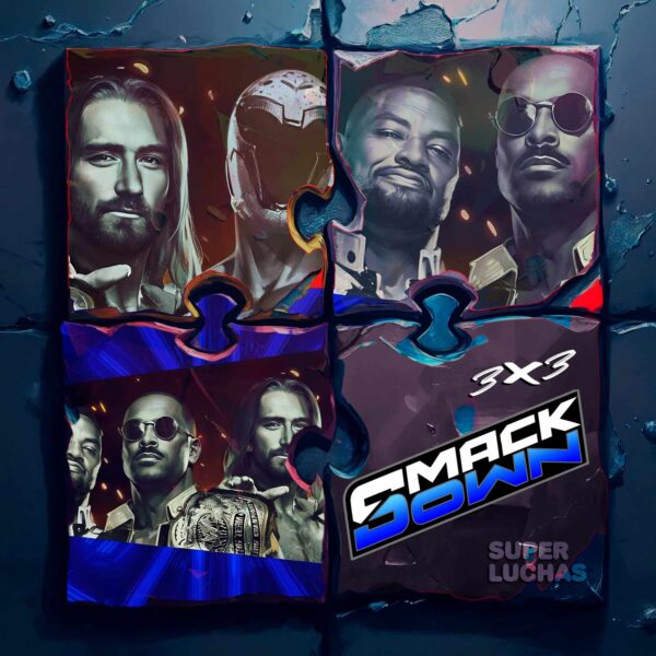 3x3 WWE SmackDown 23 de mayo 2025 | Street Profits vs. Fraxiom