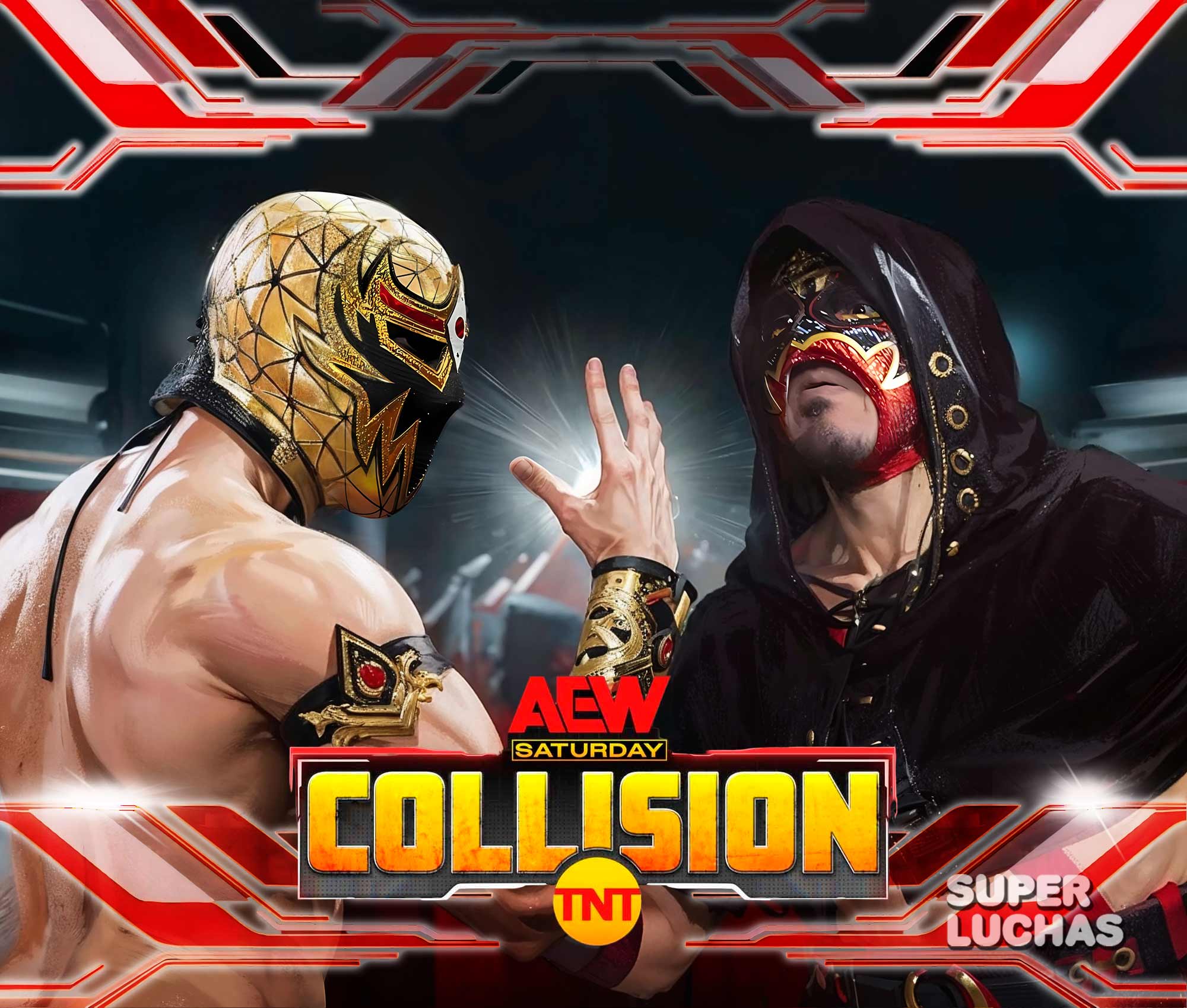 Cobertura y resultados AEW Collision 31 de mayo 2025 | Máscara Dorada vs. Hechicero