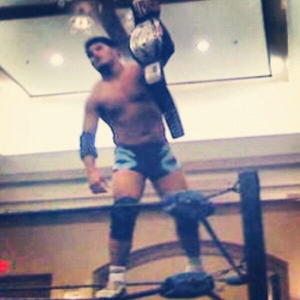 JC Mateo en Action Zone Wrestling