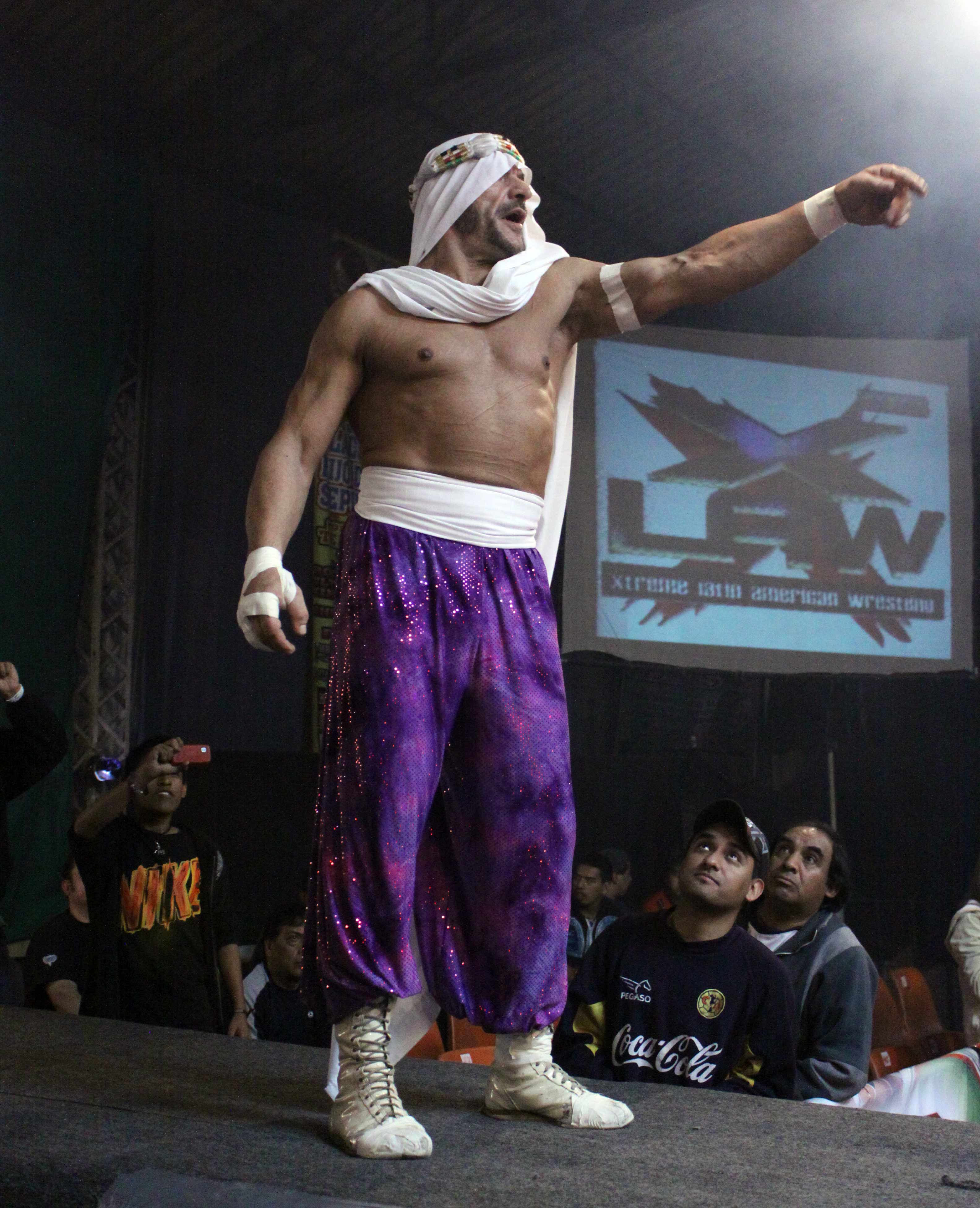 Sabú en X-LAW (30 de octubre de 2010, Arena López Mateos - Tlalnepantla, Estado de México) / Twitter.com/ocampoxlaw