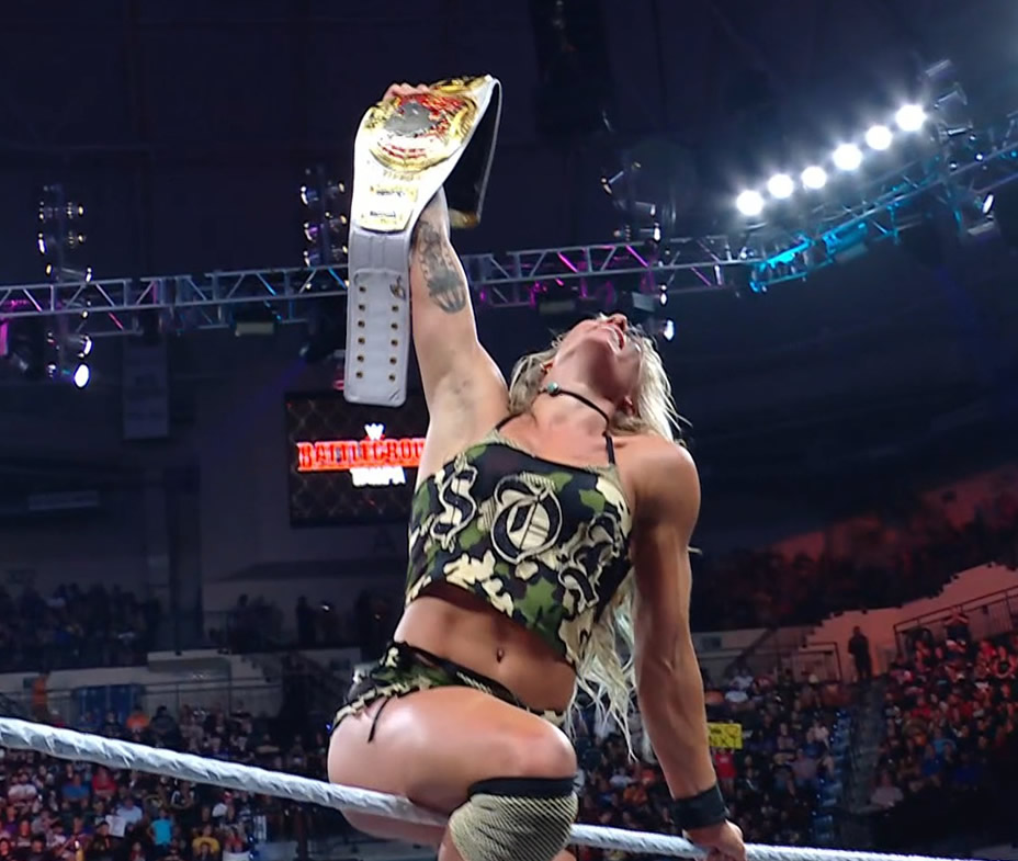 Sol Ruca Cactus Auto NXT Battleground: Sol Ruca retuvo en un gran combate ante Kelani Jordan ...