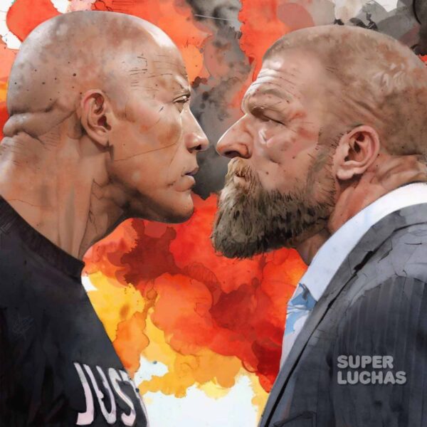 The Rock y Triple H