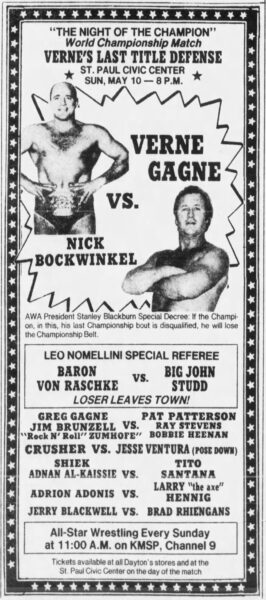 AWA: Verne Gagne vs. Nick Bockwinkel