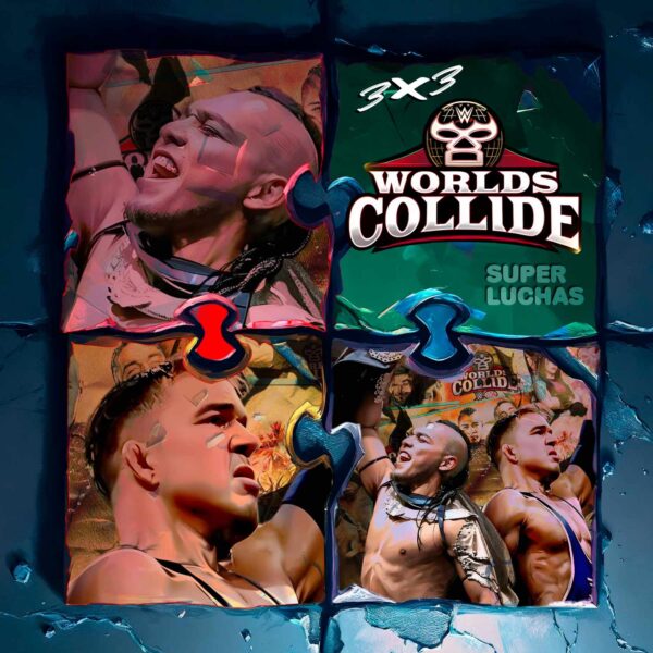 3x3 WWE AAA WORLDS COLLIDE | Hijo del Vikingo vs. Chad Gable