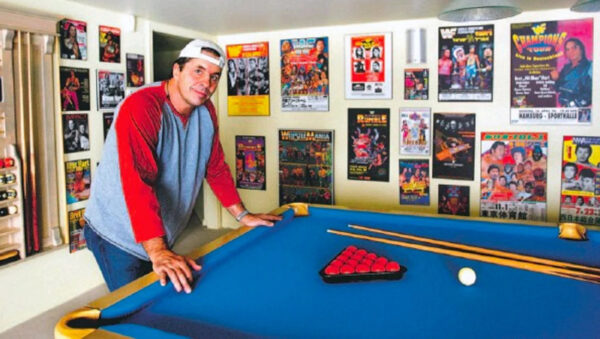 Bret Hart en su casa